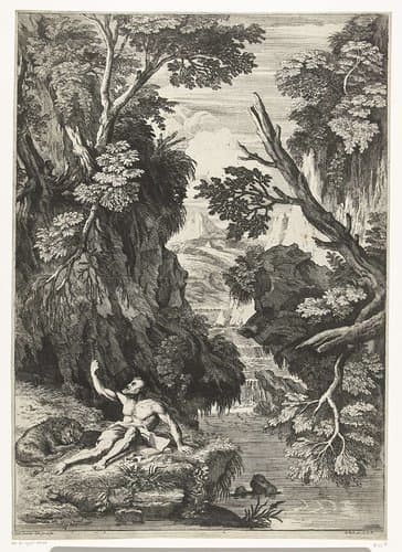 Heilige Hieronymus by Adriaen van der Kabel