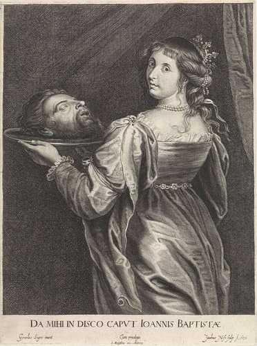 Da mihi in disco caput Joannis Baptista by Jacob Neefs