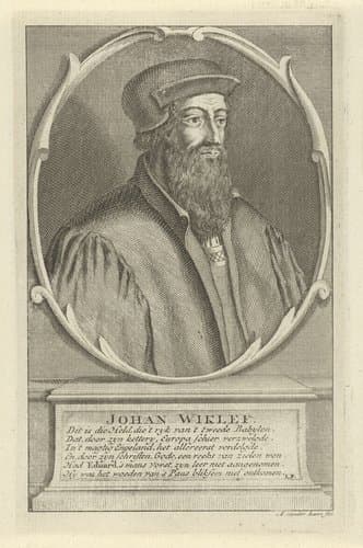 Portret van John Wyclif by Adolf van der Laan