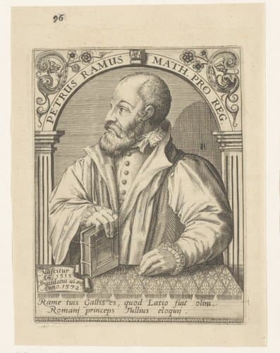Petrus Ramus math. pro reg. by Robert Boissard