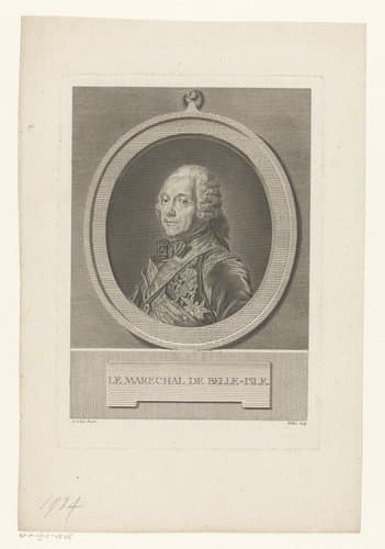 Portret van Charles Louis Auguste Fouquet, duc de Belle-Isle