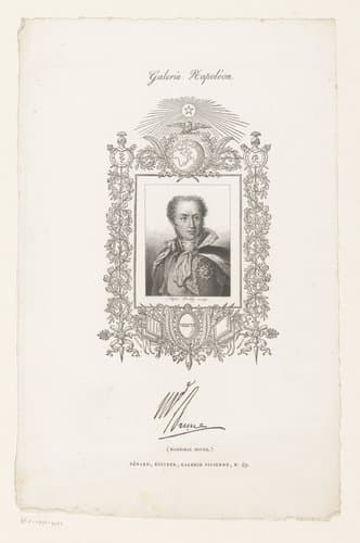 Portret van Guillaume Brune by Alphonse Boilly; Auguste-François Alès Henri Porret