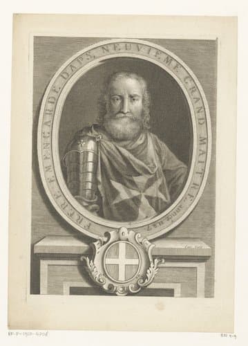 Portret van Hermangard d'Asp by Laurent Cars
