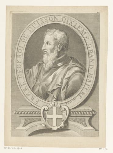 Portret van Geoffrey de Donjon by Laurent Cars