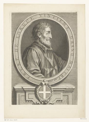 Portret van Nicolas De Lorgue by Laurent Cars