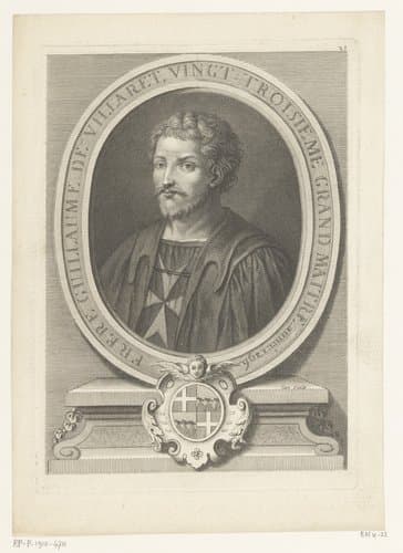 Portret van Guillaume de Villaret by Laurent Cars