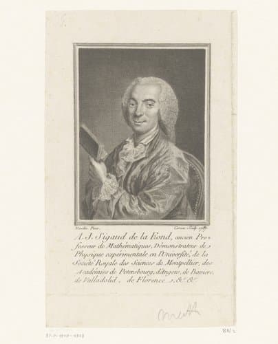 Portret van Joseph-Aignan Sigaud de Lafond by Coron
