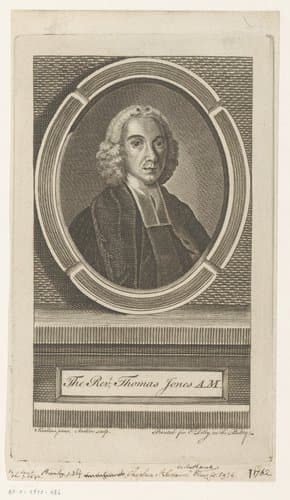 Portret van Thomas Jones by François-Antoine Aveline