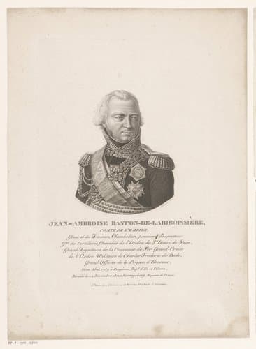 Portret van Jean Ambroise Baston de Lariboisière