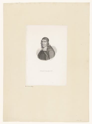 Portret van Jean Hamon by François Jacques Dequevauviller
