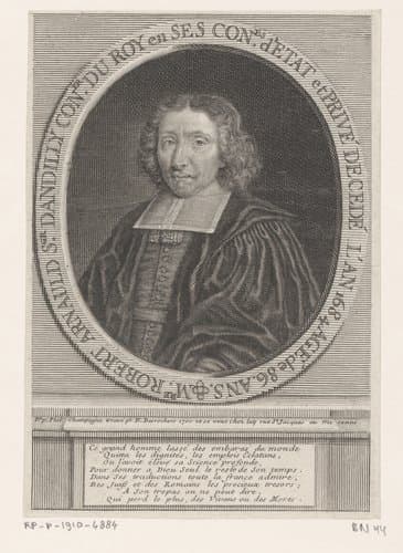 Portret van Robert Arnauld d'Andilly by Étienne Desrochers