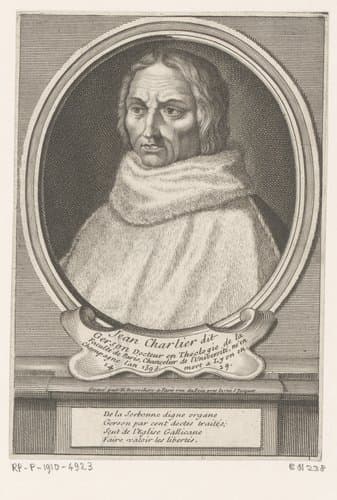 Portret van Jean de Gerson by Étienne Desrochers