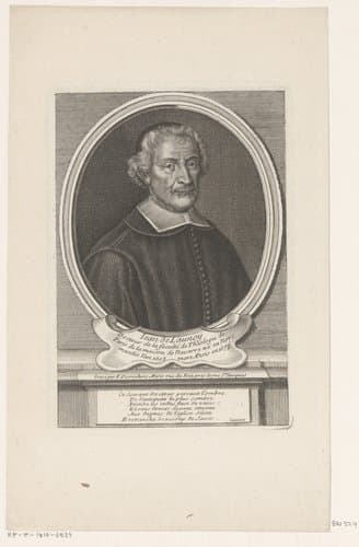 Portret van Jean de Launoy by Étienne Desrochers