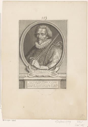 Portret van François de Bonne hertog van Lesdiguières by Étienne Desrochers