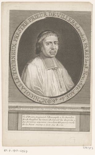Portret van Nicolas Letourneux by Étienne Desrochers