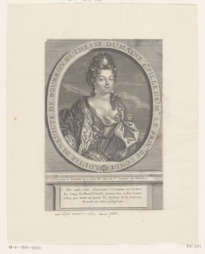 Portret van Louise Bénédicte de Bourbon by Étienne Desrochers