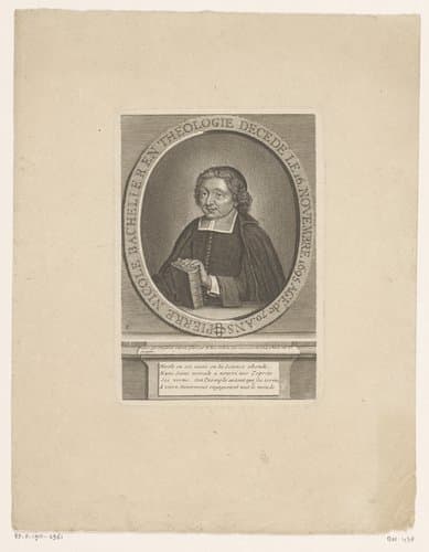Portret van Pierre Nicole by Étienne Desrochers