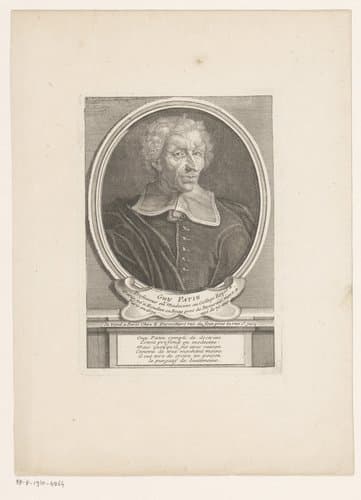 Portret van Guy Patin by Étienne Desrochers