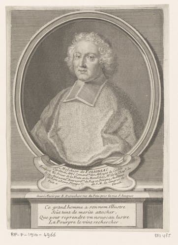 Portret van Melchior de Polignac by Étienne Desrochers