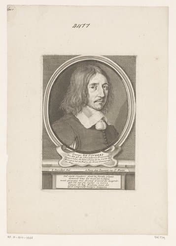 Portret van Georges de Scudéry by Étienne Desrochers