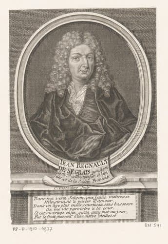 Portret van Jean Regnault de Segrais by Étienne Desrochers