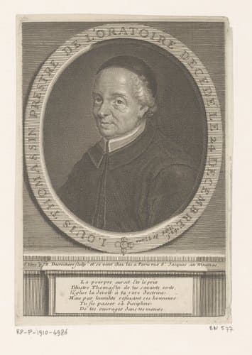Portret van Louis Thomassin by Étienne Desrochers