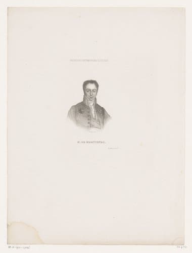Portret van Jean Baptiste Gay, viscomte de Martignac