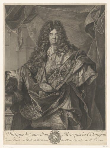Philippe de Courcillon Marquis de Dangeau by Pierre Drevet