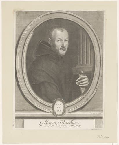 Portret van Marin Mersenne
