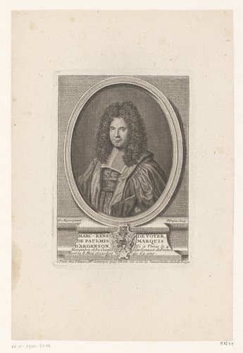 Marc-René de Voyer, de Paulmy Marquis d'Argenson