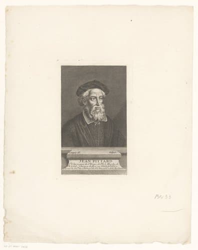 Portret van Jean Pitard by Charles Dupuis