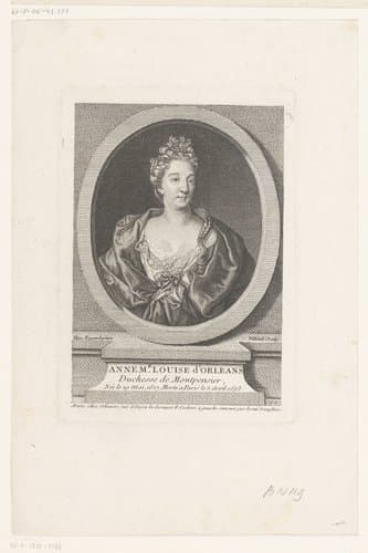 Portret van Anne Marie Louise van Orléans by Pierre Filloeul