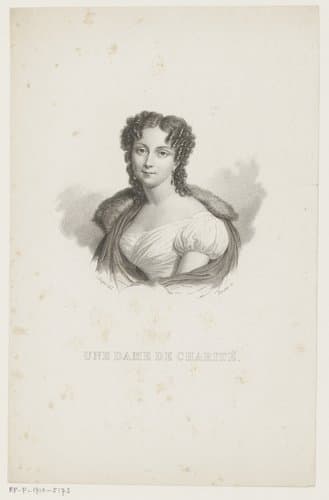Portret van een onbekende vrouw by François Forster