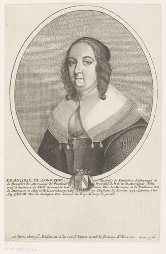 Portret van Françoise de Lorraine by Jean Frosne