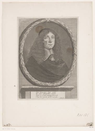Portret van René Bary by Jean Frosne
