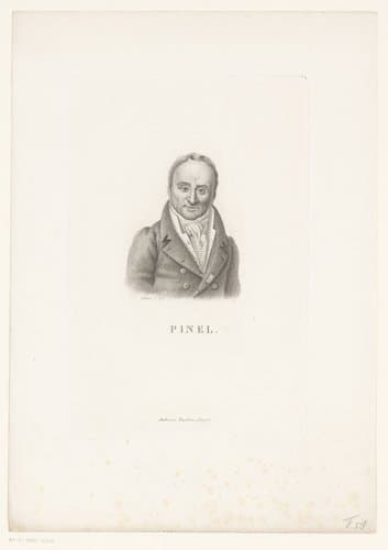 Portret van Philippe Pinel by Lambert (l'Aîné et le Jeune)