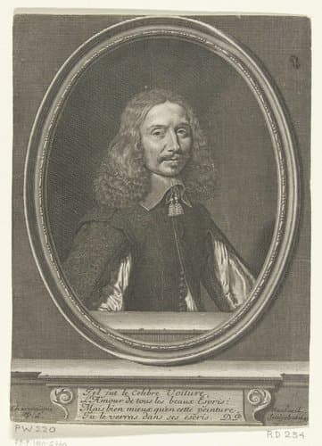 Portret van Vincent Voiture by Robert Nanteuil