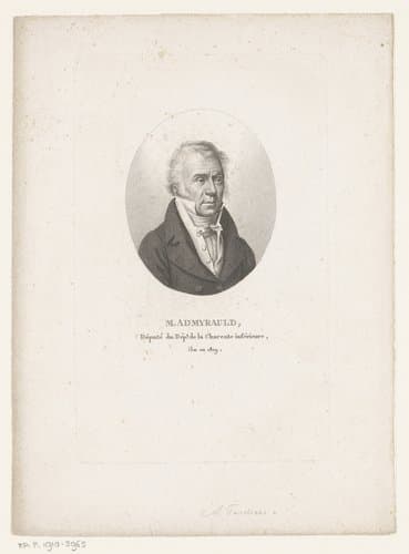 Portret van Jean-Louis Admyrauld by Ambroise Tardieu