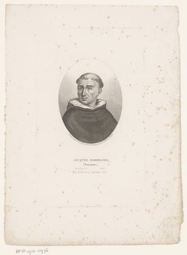 Portret van Jacques Barrelier by Ambroise Tardieu