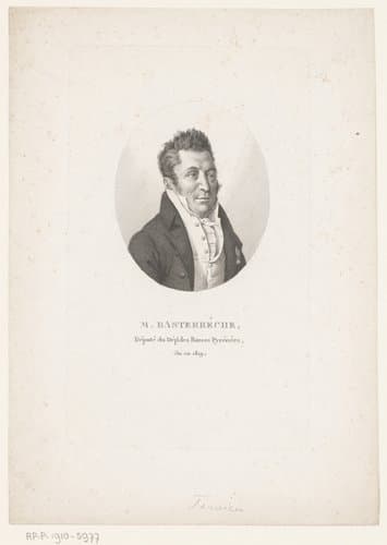 Portret van Jean-Pierre Basterrêche by Ambroise Tardieu