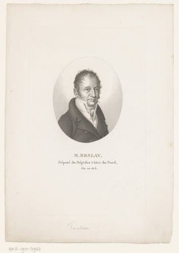 Portret van Charles Bernardin Beslay by Ambroise Tardieu
