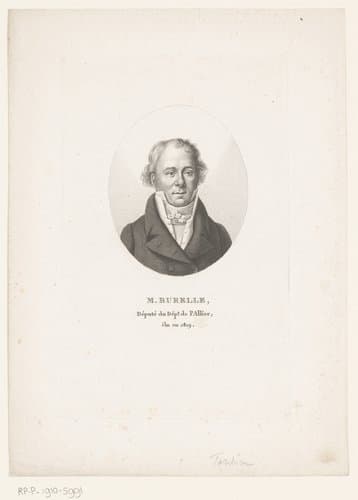 Portret van Jean-François Burelle by Ambroise Tardieu