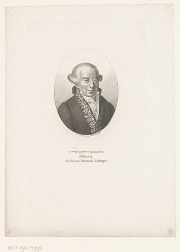 Portret van Leopoldo Marco Antonio Caldani by Ambroise Tardieu