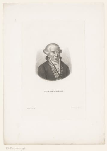 Portret van Leopoldo Marco Antonio Caldani by Ambroise Tardieu
