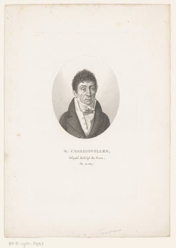 Portret van Louis de Cassaignoles by Ambroise Tardieu