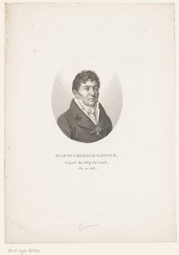 Portret van Antoine Georges François de Chabaud-Latour by Ambroise Tardieu