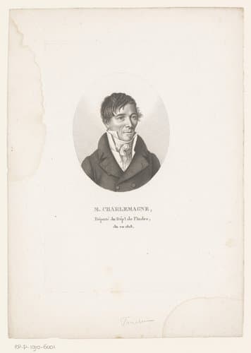 Portret van Jean-Claude Charlemagne by Ambroise Tardieu