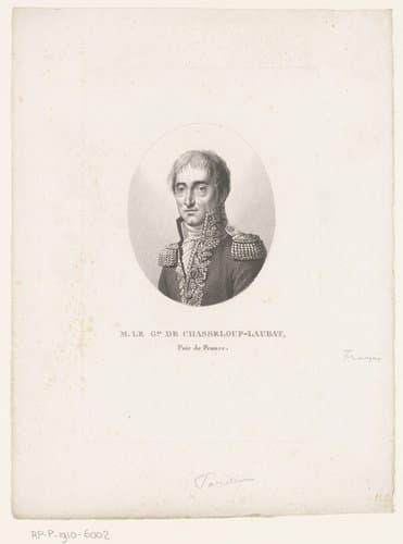 Portret van François de Chasseloup-Laubat by Ambroise Tardieu