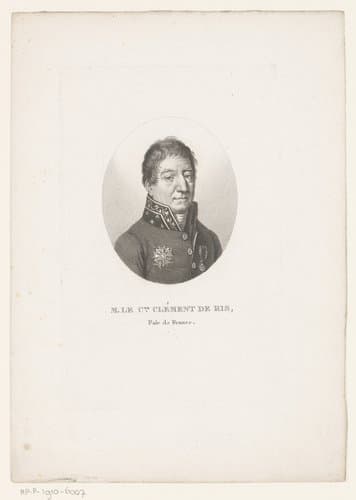 Portret van baron Clément de Ris by Ambroise Tardieu