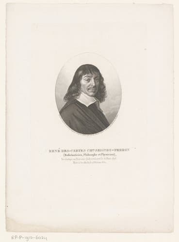 Portret van René Descartes by Ambroise Tardieu